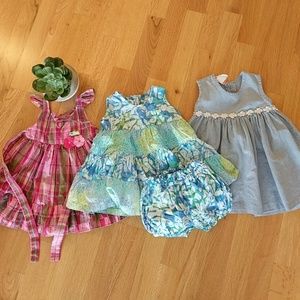 Adorble Bundle Dresses for Toddler Girl 12M